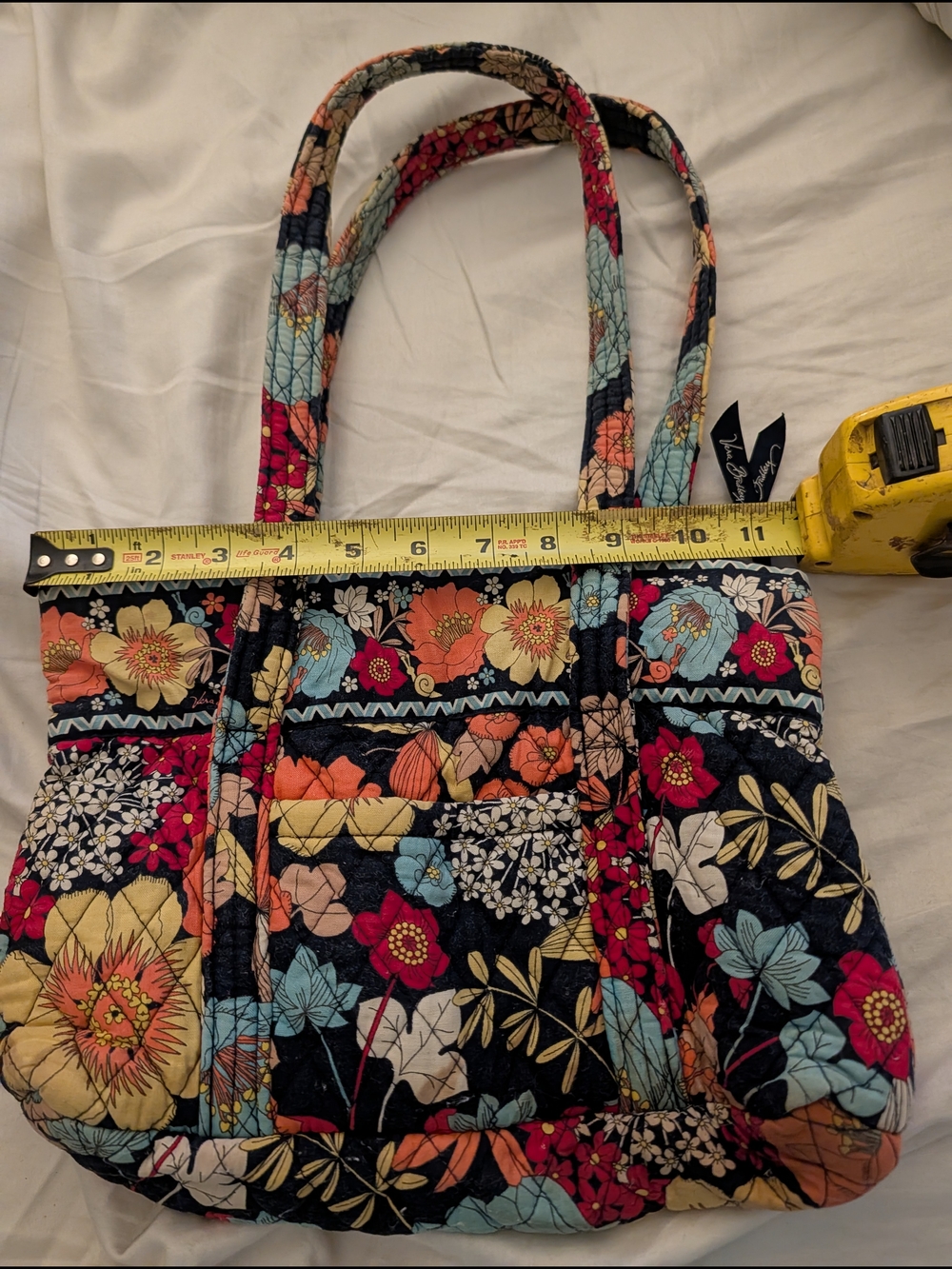 Vera Bradley Happy Snails Mandy Quilted Shoulder Bag